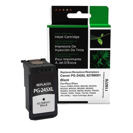 Clover Imaging Group Remanufactured Black Ink Cartridge for Canon PG-245XL 118076